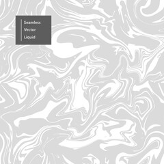 Vector seamless marble texture. Abstract monochrome pattern.