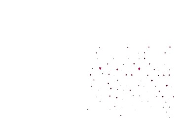 Light Purple vector template with poker symbols.