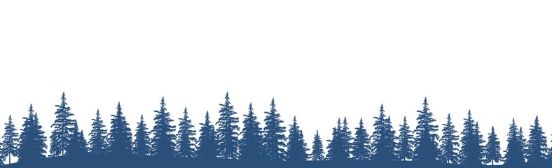 Fototapeta premium Christmas Tree background isolated. banner Merry Christmas and Happy New Year on white backgrounde