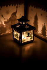 Christmas candle lantern