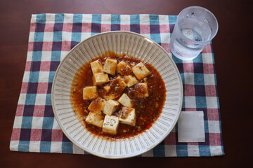 麻婆豆腐　マーボー豆腐　辛い