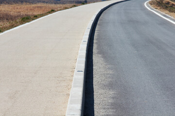 歩道と車道