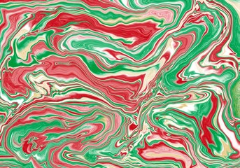 Obraz premium Red And Green Marble texture background / can be used for background or wallpaper. Christmas Party. Digital Papers. Business Covers.