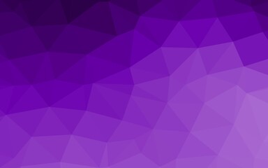 Light Purple vector polygon abstract background.