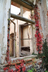 Fototapeta na wymiar Ruins of the manor house, Bartodzieje Poland