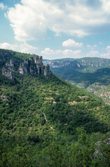 Fototapeta na wymiar Gorges de la Dourbie,, Parc naturel régional des Grands Causses, 12, Aveyron