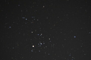 Obraz na płótnie Canvas Photos of the starry sky taken with the Helios 44 lens