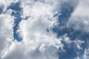 The perfect harmony of mountain and cloud with the sky