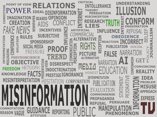 Bunch of keywords associated with information media