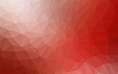 Light Red vector low poly cover.