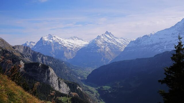 The wonderful landscape in the Swiss Alps - travel photography