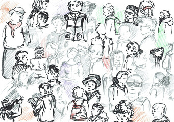 Quick sketch - people