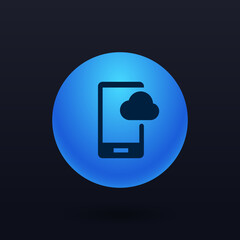 Mobile Cloud - Button