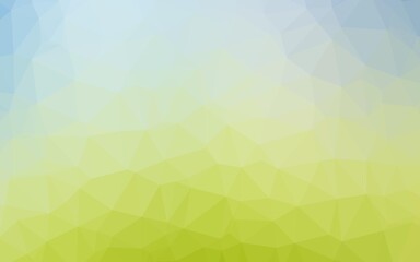 Light Blue, Green vector low poly texture.