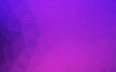 Fototapeta premium Light Pink, Blue vector polygon abstract layout.