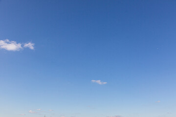 Image of a partly cloudy and partly clear sky during the day