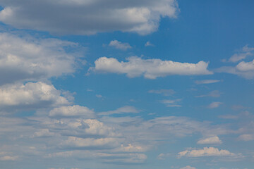 Image of a partly cloudy and partly clear sky during the day