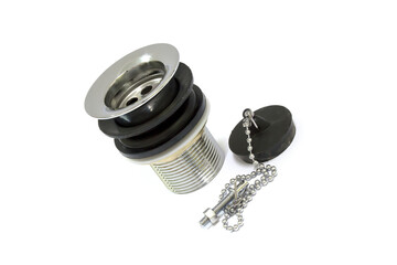 Navel basin on a white background, Isolated.