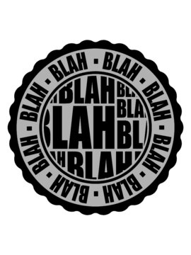 Rundes Logo Blah 