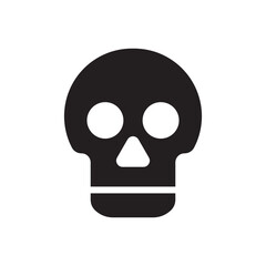 skull icon - human head skeleton icon	