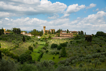 Fototapeta na wymiar Chianti hills in Italy