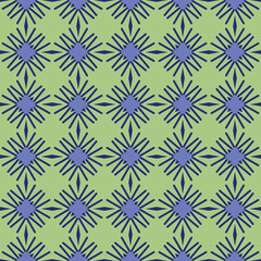 Vector seamless pattern texture background with geometric shapes, colored in green, blue colors.