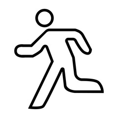 running man icon for any purposes 