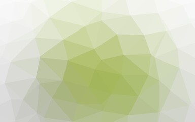 Light Green vector triangle mosaic texture.