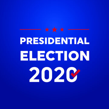 2020 Presidential Election. 2020 United States of America Presidential Election. Vote America Presidential Election Vector Design. Vote day, November 3. US Election.