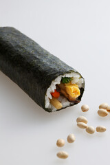 豆と巻寿司