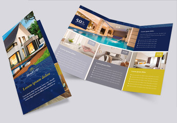 Luxury Hotel Brochure Trifold Layout