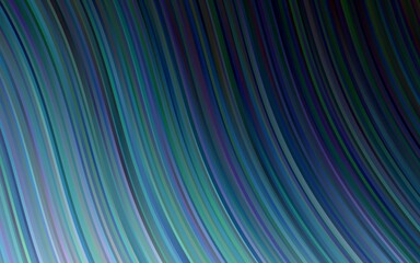 Fototapeta premium Light BLUE vector pattern with bent ribbons.