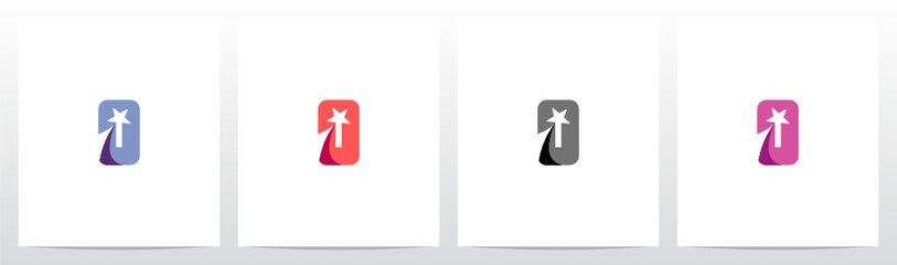 Shooting Star On Letter Logo Design O © recehan