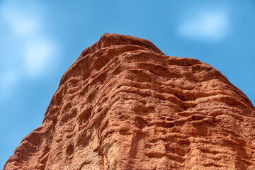 red rock in the desert