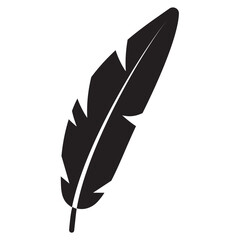 
Icon of a feather of a bird depicting exotic feather
