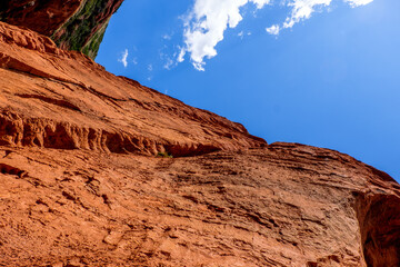 red rock in the desert