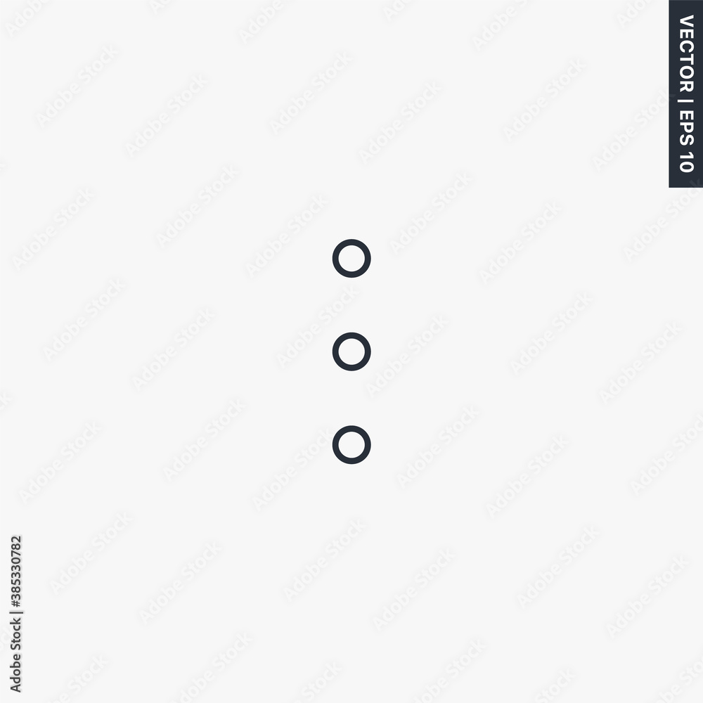 Poster navigation interface, menu, linear style sign for mobile concept and web design