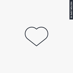  Like, linear style sign for mobile concept and web design