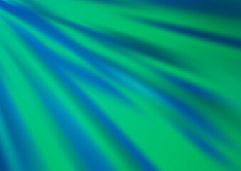 Light BLUE vector blurred bright pattern.