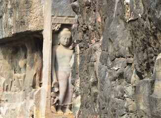 Fototapeta na wymiar Ajanta Caves Aurangabad Maharashtra buddhist Cave Temple