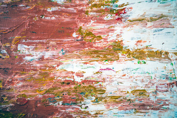 Colorful Acrylic pouring art painting on canvas. Creative and wallpaper concept.