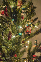 Christmas tree with lights