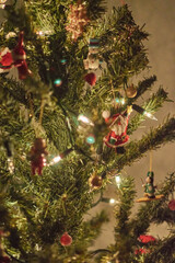 Christmas tree with lights