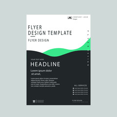 Creative Flyer vector design template