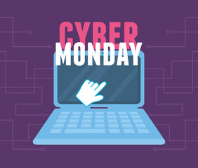 cyber monday, clicking laptop virtual commerce