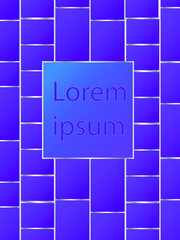 abstract blue and purple background with rectangles and lines