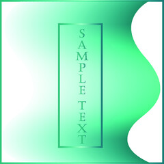 luxury abstract green background with rectangles and lines