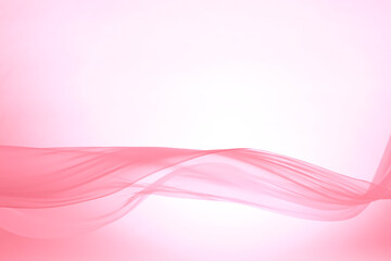 揺れる布、ピンク