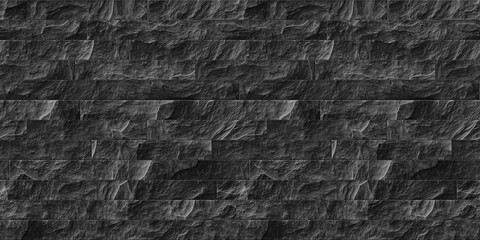The black wall surface uses a lot of bricks. Or old black brick wall abstract pattern. Put together beautifully dark background