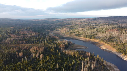 Naklejka premium Oderteich im Harz